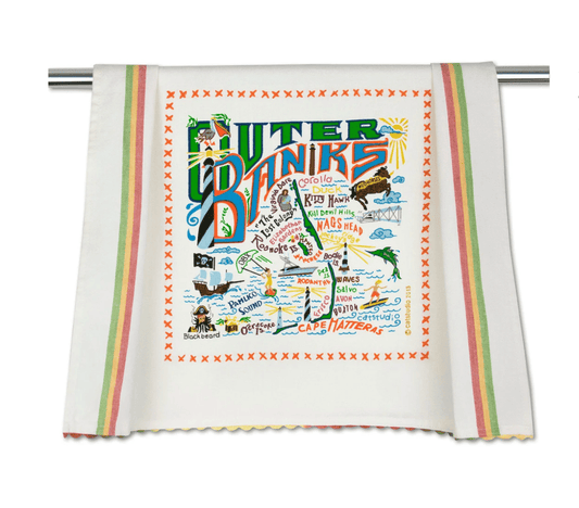 Outer Banks Dish Towel - Veranda Cafe & Mercantile