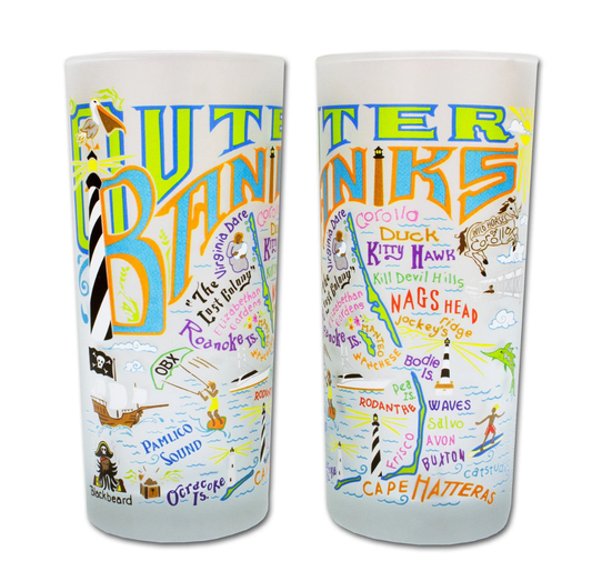 Outer Banks Drinking Glass Set - Veranda Cafe & Mercantile