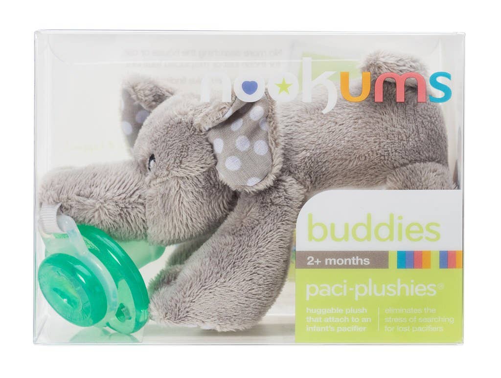 Paci - Plushies Buddies – Ella Elephant - Veranda Cafe & Mercantile