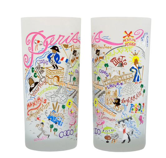 Paris Drinking Glass Set - Veranda Cafe & Mercantile