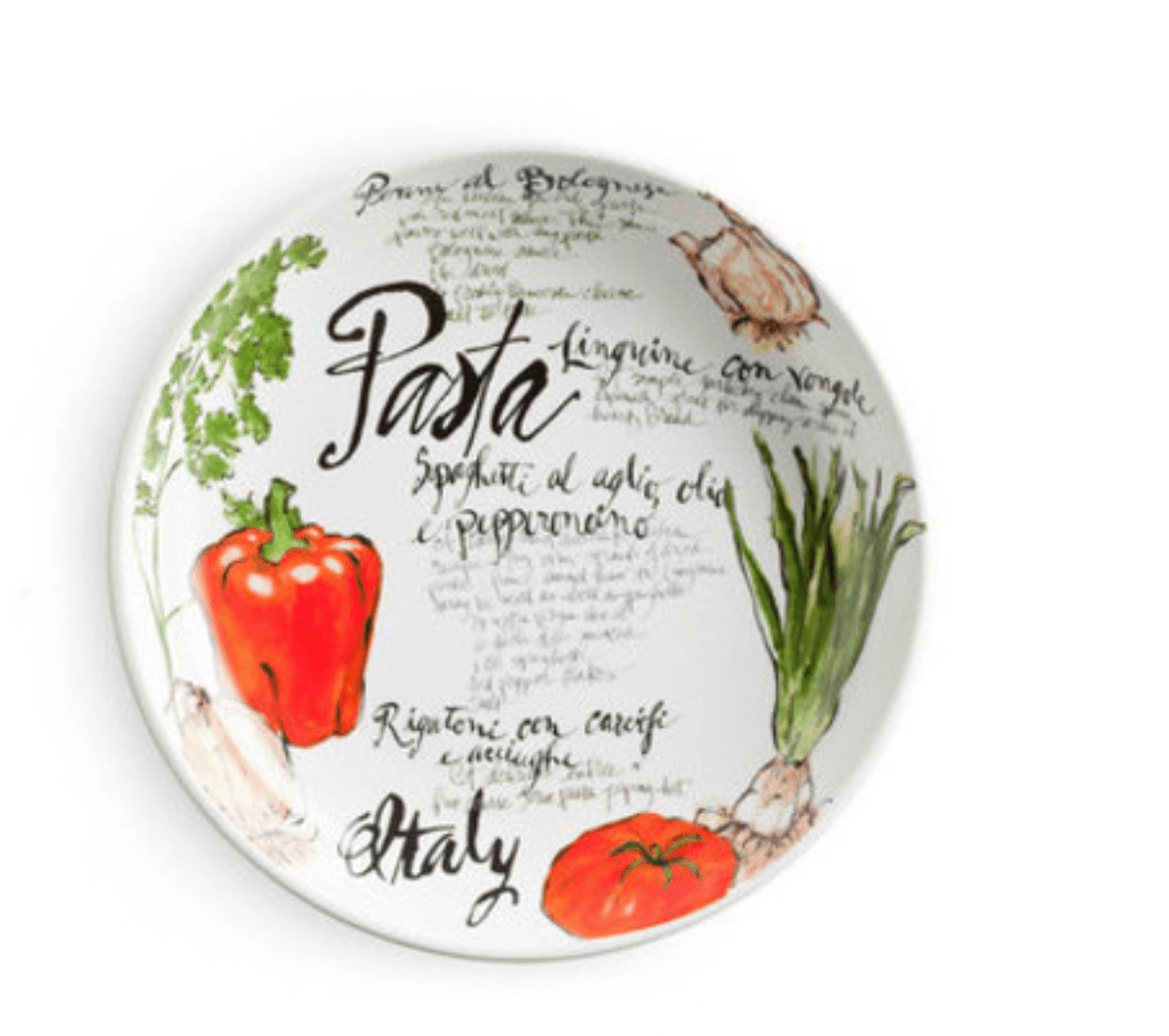 Pasta Italiana Serving Bowl - Veranda Cafe & Mercantile