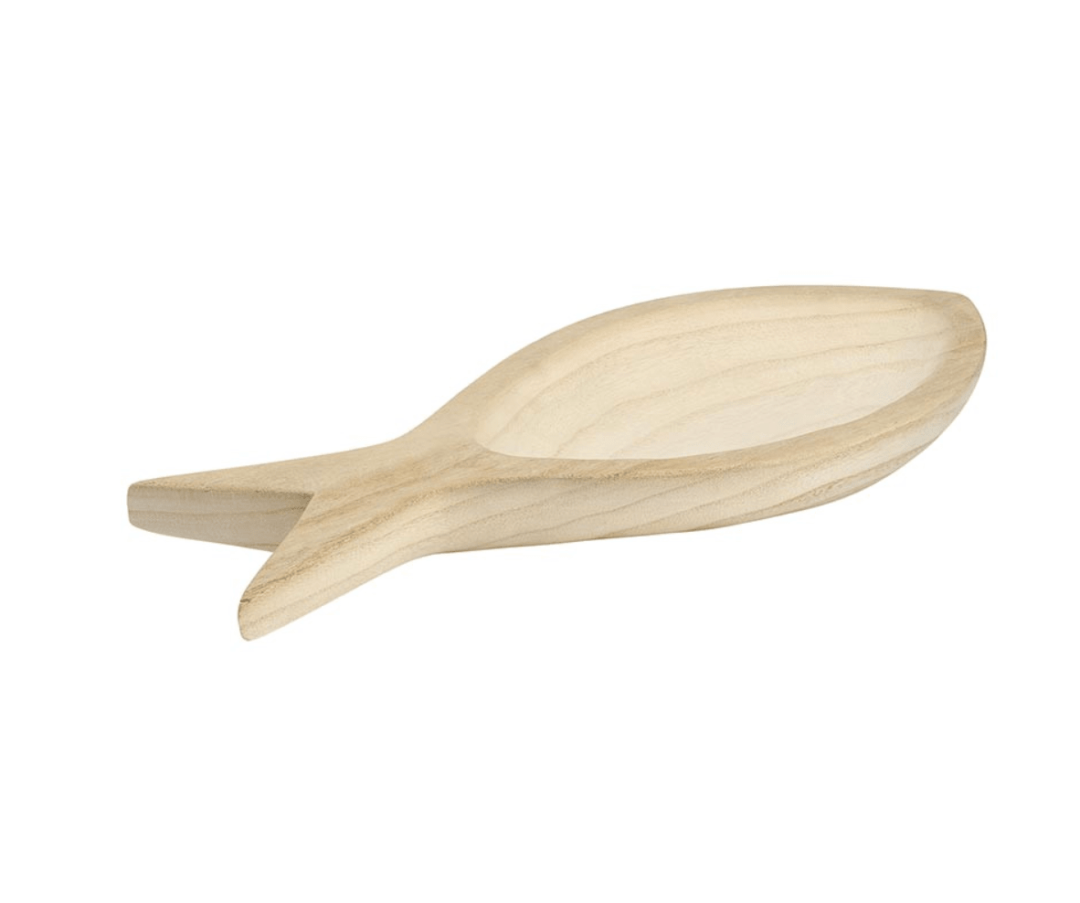 Paulownia Wood Fish Tray - Medium - Veranda Cafe & Mercantile