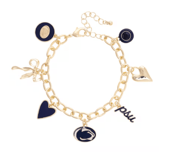 Penn State Nittany Lions Enamel Icons Charm Bracelet - Veranda Cafe & Mercantile