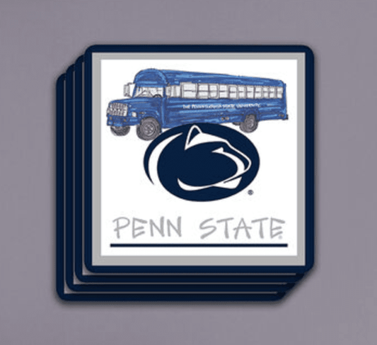 Penn State University 4pc Coaster Set - Veranda Cafe & Mercantile