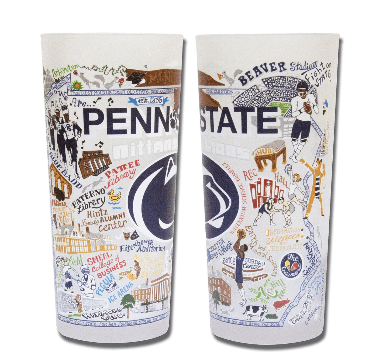Penn State University Collegiate Drinking Glass Set - Veranda Cafe & Mercantile