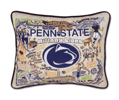 Penn State University Embroidered Pillow - Veranda Cafe & Mercantile