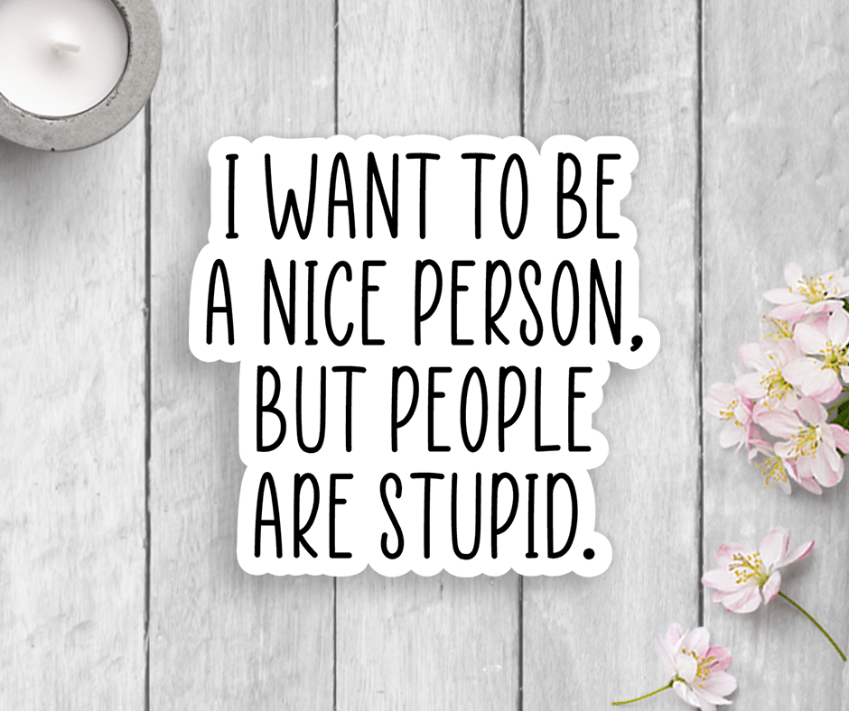 People Vinyl Sticker - Veranda Cafe & Mercantile