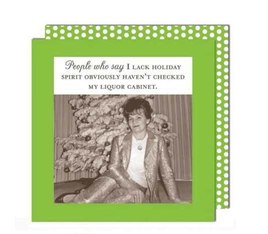 People Who Say I Lack Spirit Beverage Napkin - Veranda Cafe & Mercantile