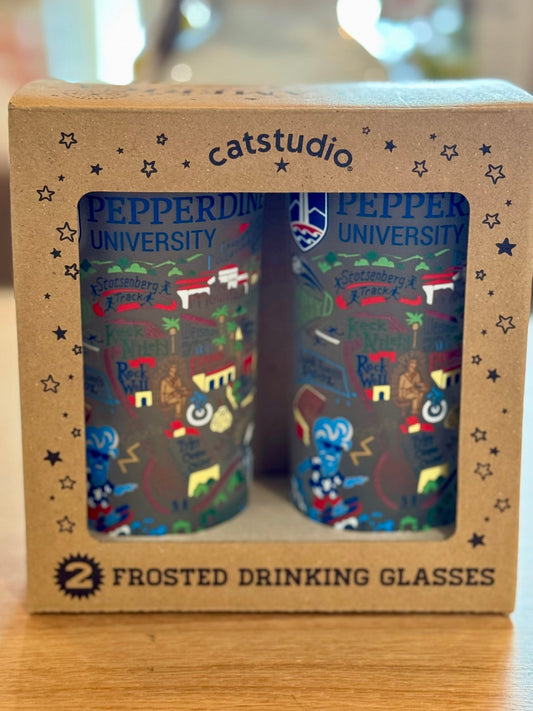 Pepperdine University Drinking Glass Set - Veranda Cafe & Mercantile