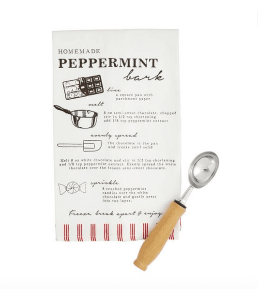 Peppermint Recipe Towel Set - Veranda Cafe & Mercantile