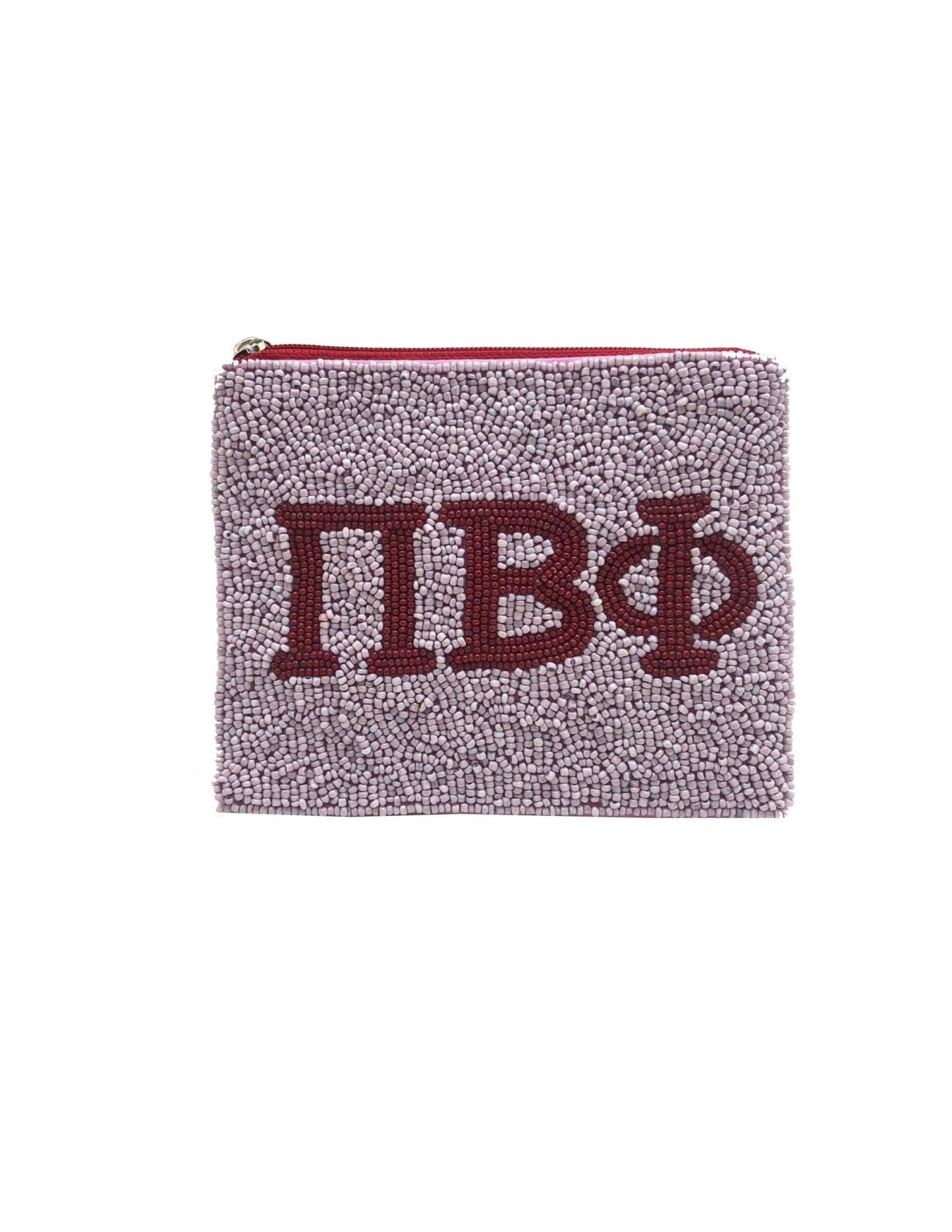 Pi Beta Beaded Pouch - Veranda Cafe & Mercantile
