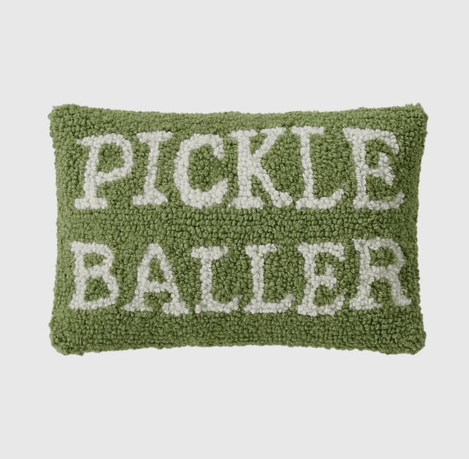 Pickle Baller Hook Pillow - Veranda Cafe & Mercantile