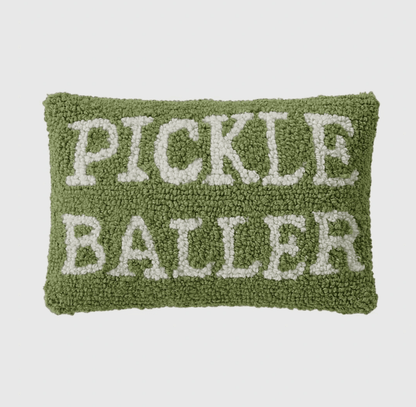 Pickle Baller Hook Pillow - Veranda Cafe & Mercantile