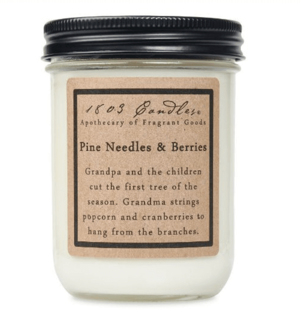 Pine Needles and Berries Candle - Veranda Cafe & Mercantile