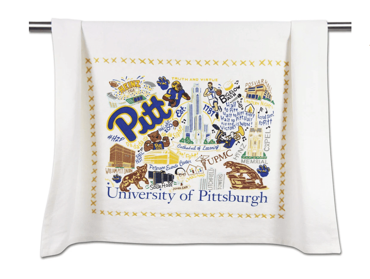 Pittsburgh, University of Dish Towel - Veranda Cafe & Mercantile