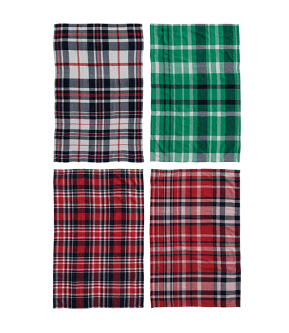 Plaid Recycled Microfiber Tea Towel — 18" x 30" - Veranda Cafe & Mercantile