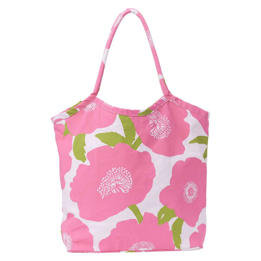 Poppies Pink Bucket Bag - Veranda Cafe & Mercantile