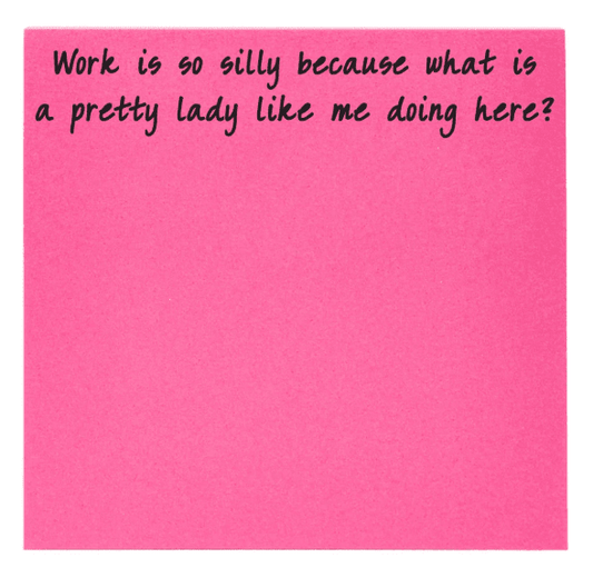 Pretty Lady Sticky Notes - Veranda Cafe & Mercantile