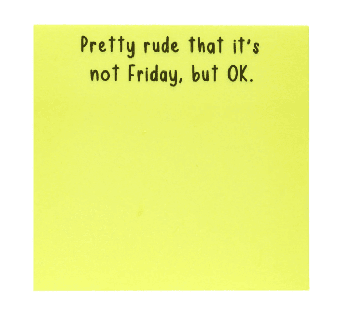 Pretty Rude Sticky Notes - Veranda Cafe & Mercantile