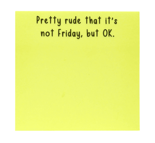 Pretty Rude Sticky Notes - Veranda Cafe & Mercantile
