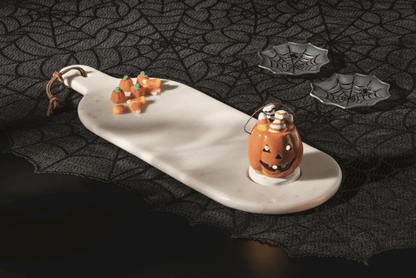 Pumpkin Basket Light - up Sitter - Veranda Cafe & Mercantile