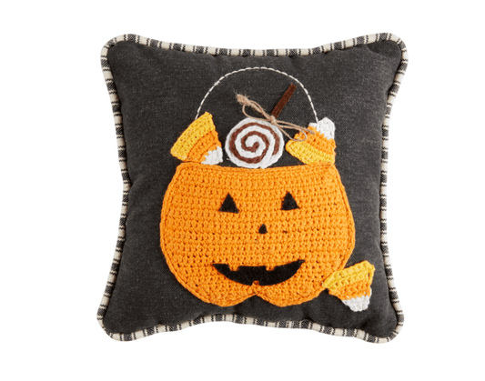 Pumpkin Candy Mini Pillow - Veranda Cafe & Mercantile