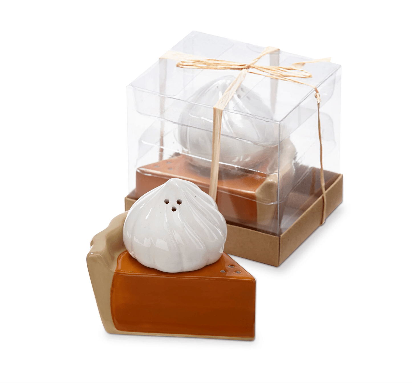 Pumpkin Pie + Whipped Cream Salt & Pepper Set - Veranda Cafe & Mercantile