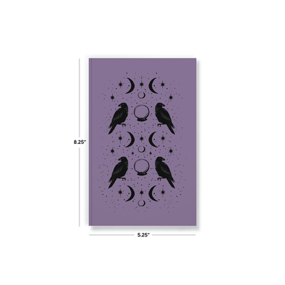 Raven of Fortune Layflat Journal Notebook - Veranda Cafe & Mercantile
