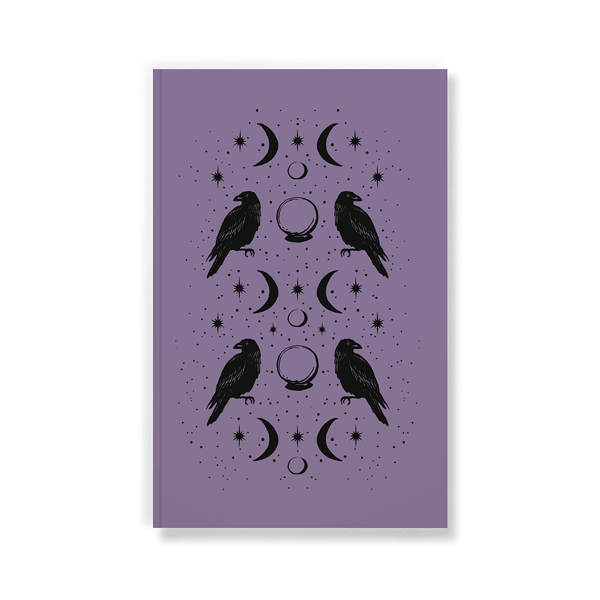 Raven of Fortune Layflat Journal Notebook - Veranda Cafe & Mercantile