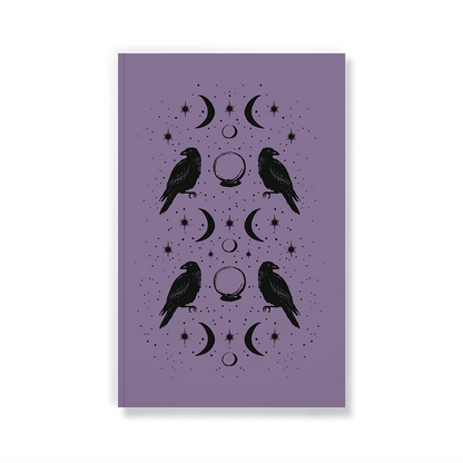 Raven of Fortune Layflat Journal Notebook - Veranda Cafe & Mercantile