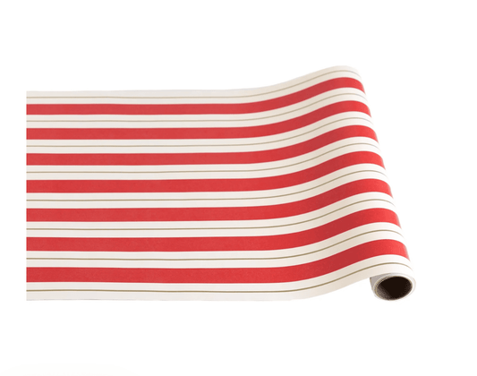 Red & Gold Awning Stripe Runner - Veranda Cafe & Mercantile