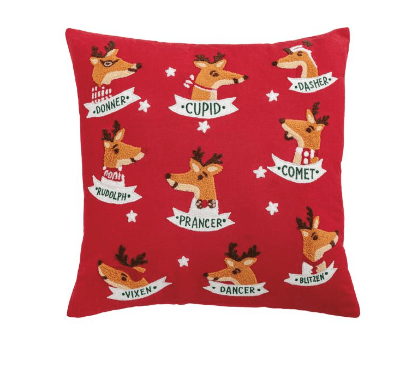 Reindeer Name Pillow - Veranda Cafe & Mercantile