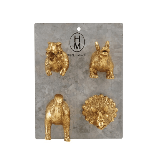 Resin Dinosaur Magnets - Set of 4 - Veranda Cafe & Mercantile