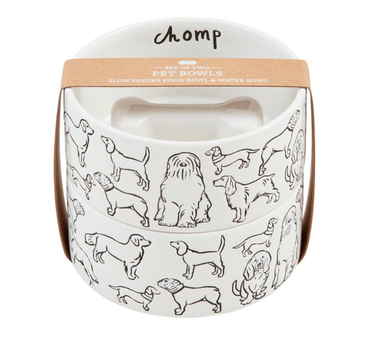 Resist Dog Bowls - Veranda Cafe & Mercantile