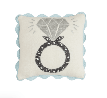 Ring Mini Wedding Felt Pillow - Veranda Cafe & Mercantile
