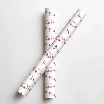 Running Baseball - Arkansas Razorbacks - Veranda Cafe & Mercantile