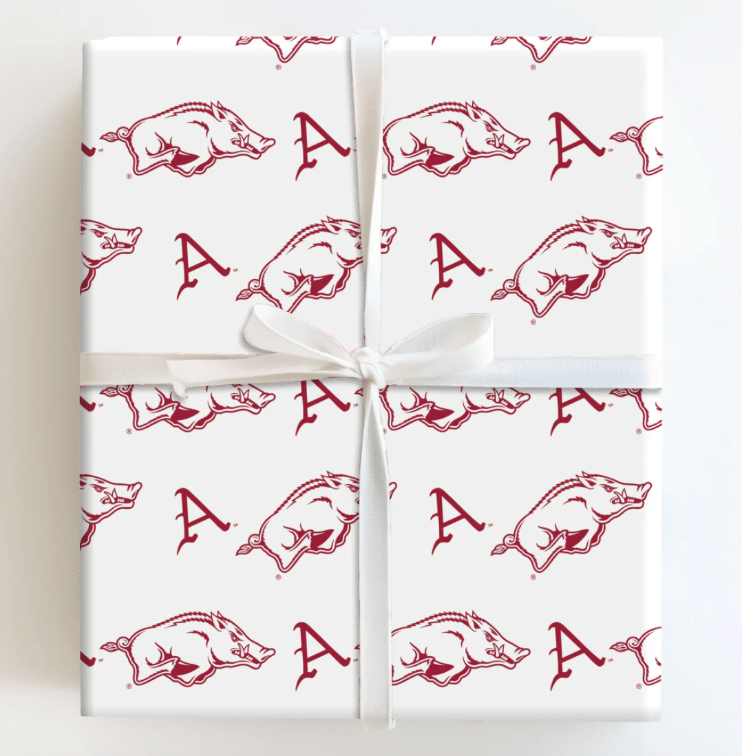 Running Baseball - Arkansas Razorbacks - Veranda Cafe & Mercantile