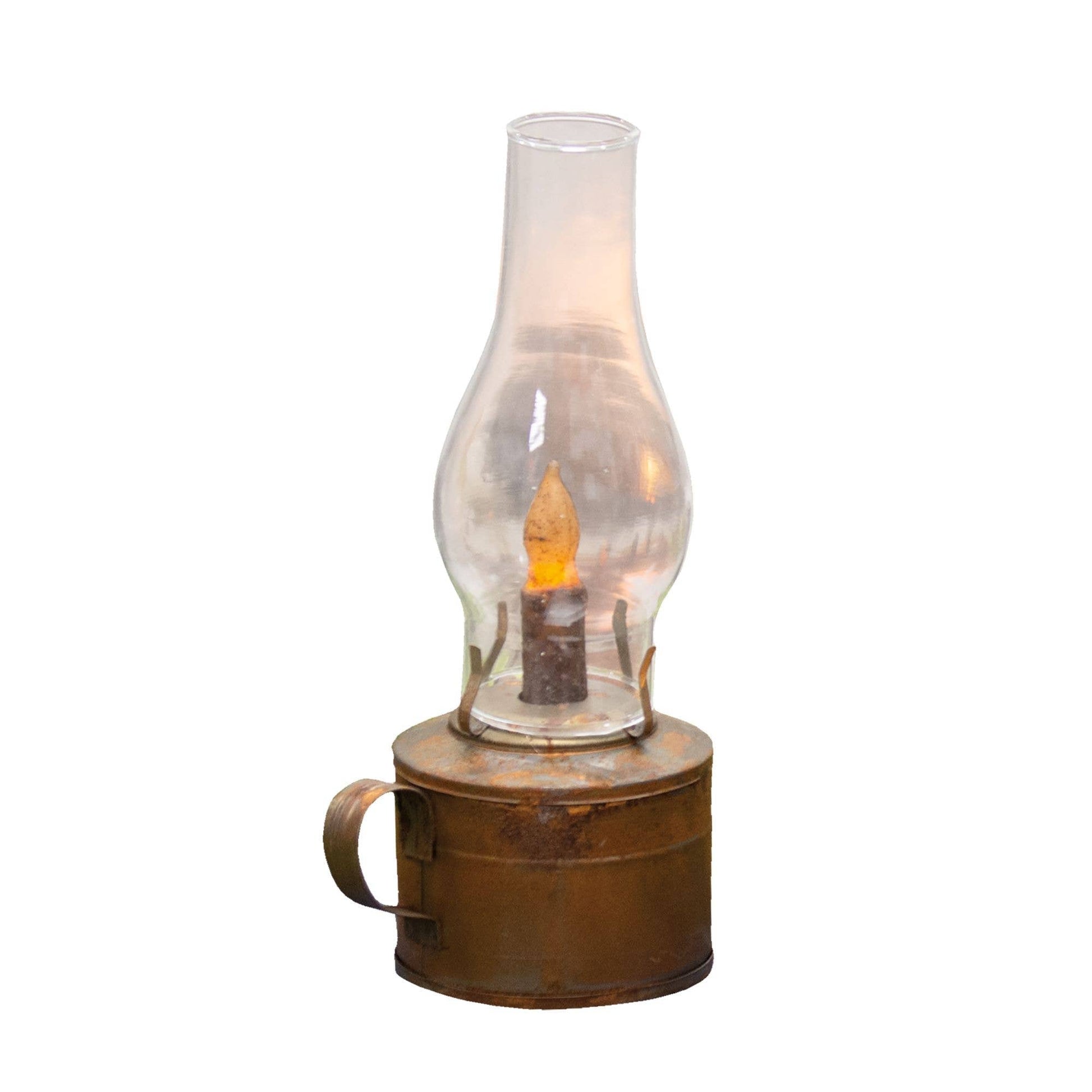 Rust Barn Timer Lantern - Veranda Cafe & Mercantile