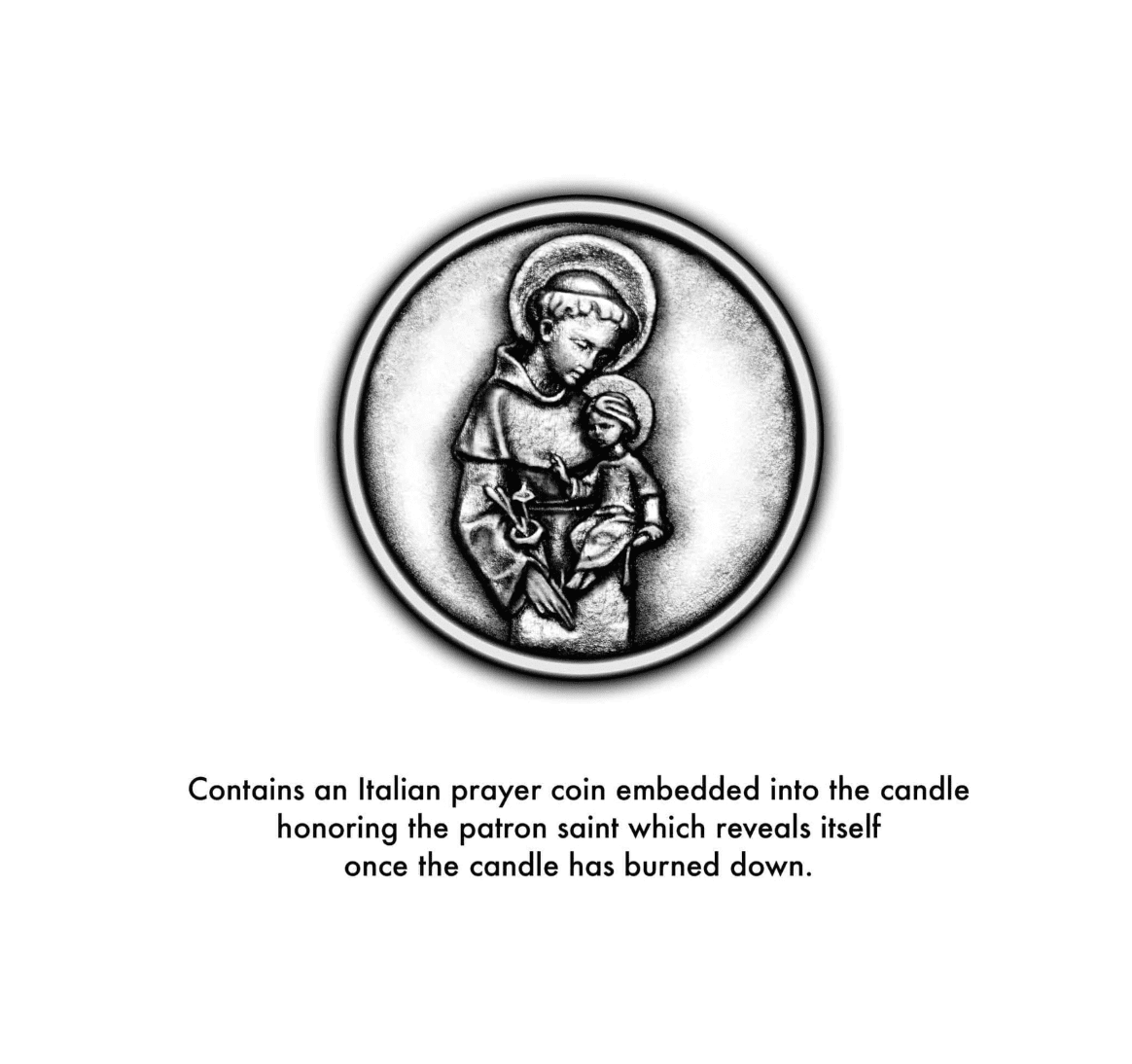 Saint Anthony of Padua Candle - Veranda Cafe & Mercantile