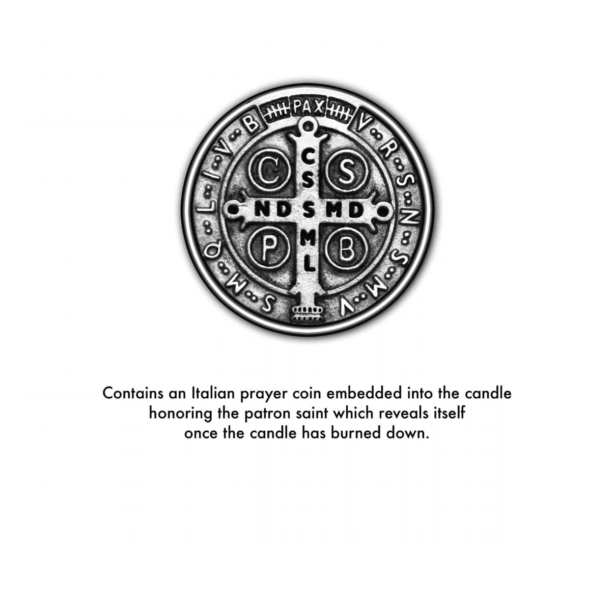 Saint Benedict Candle - Veranda Cafe & Mercantile