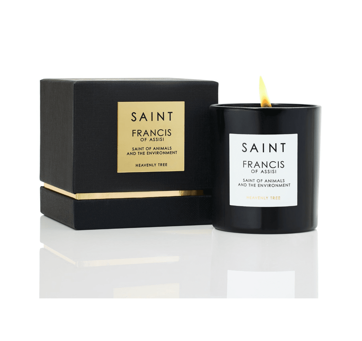 Saint Francis of Assisi Candle - Veranda Cafe & Mercantile