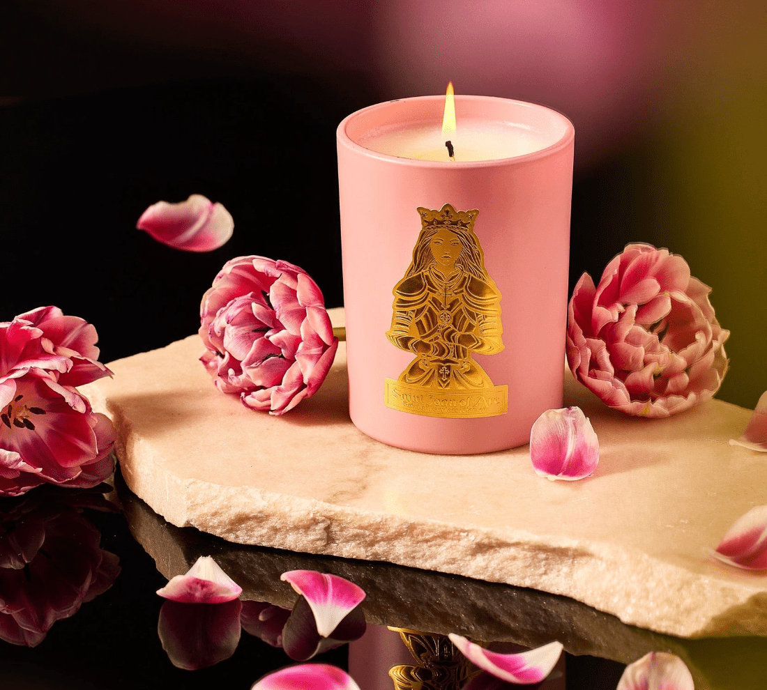 Saint Joan of Arc Candle - Veranda Cafe & Mercantile