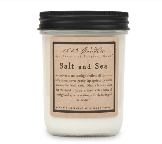 Salt and Sea Soy Candle - Veranda Cafe & Mercantile