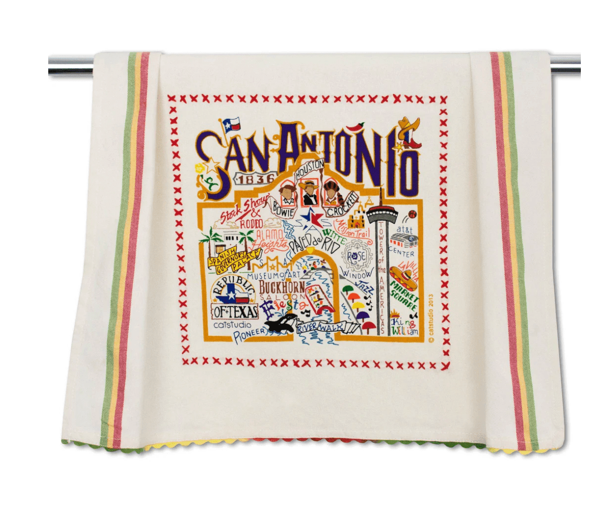 San Antonio Dish Towel - Veranda Cafe & Mercantile