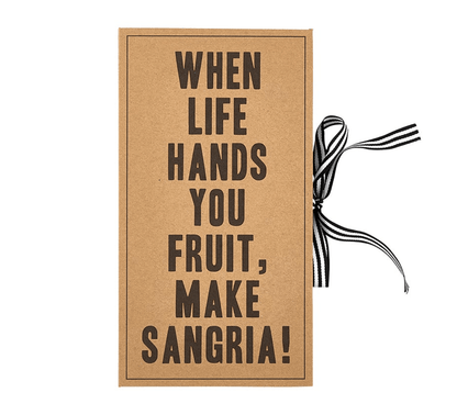 Sangria Kit Book Box - When Life Hands You Fruit - Veranda Cafe & Mercantile