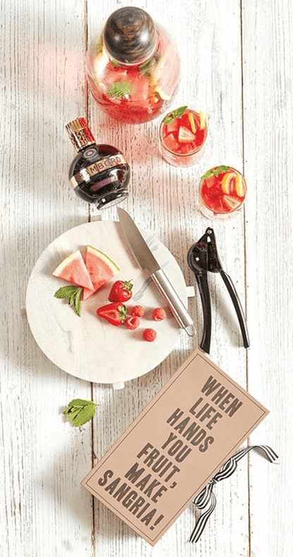 Sangria Kit Book Box - When Life Hands You Fruit - Veranda Cafe & Mercantile