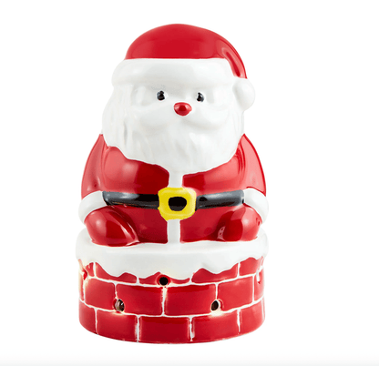 Santa Chimney Musical Light Up Sitter - Veranda Cafe & Mercantile