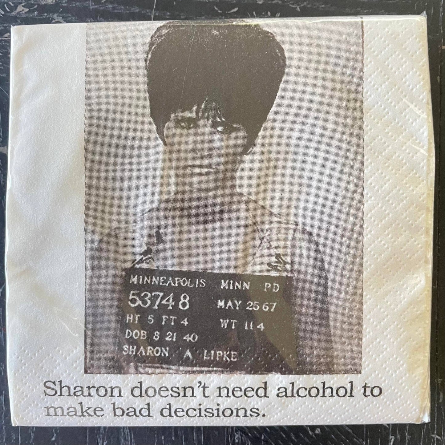 Sharon doesn't need alcohol Cocktail Napkins - Veranda Cafe & Mercantile