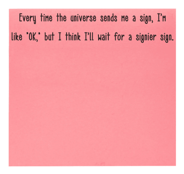 Signier Sign Sticky Notes - Veranda Cafe & Mercantile