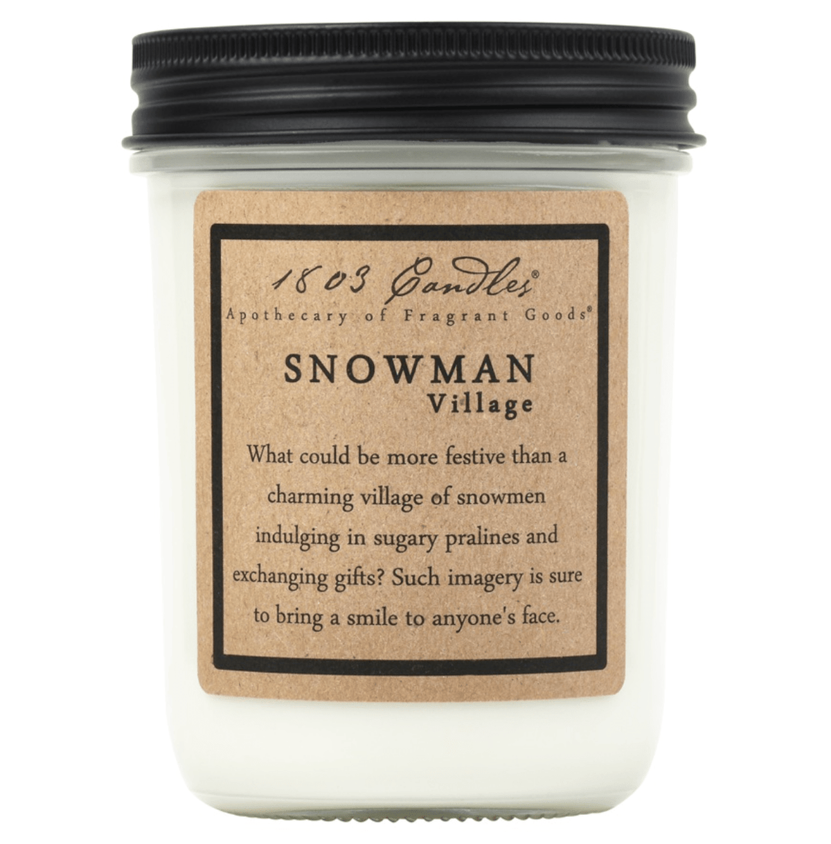 Snowman Village Soy Candle - Veranda Cafe & Mercantile